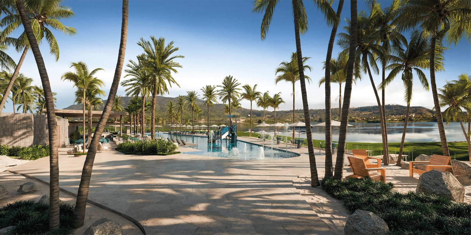 Marinas do Iguaçu – Bar molhado na piscina resort